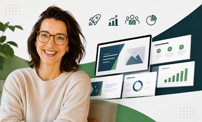 design a startup pitch deck, investor presentation and funding deck