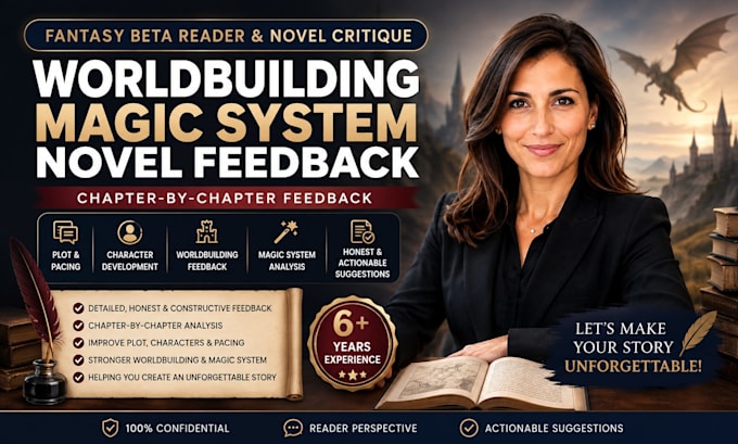 fantasy beta reader worldbuilding magic system novel critique feedback author