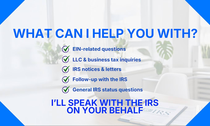 call the irs on your behalf
