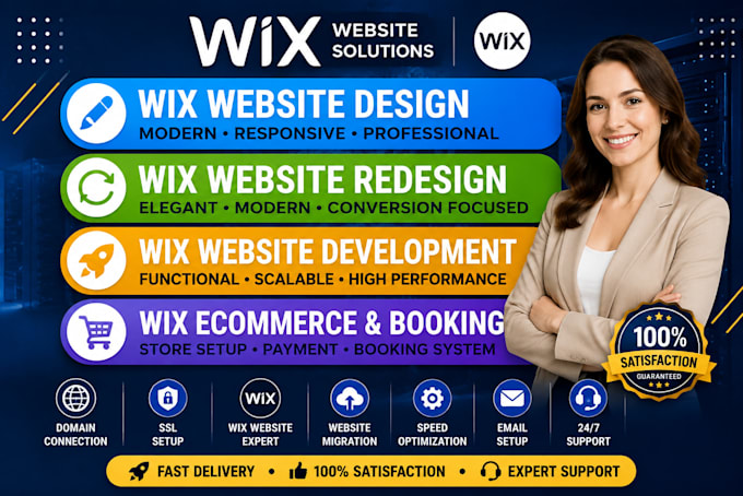 wix website redesign wix website design wix studio wix website development seo