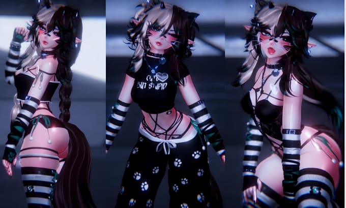 do custom vrchat avatar vrc avatar commission furry vrchat avatar anime vrc