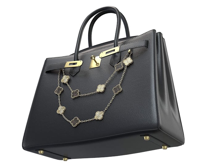 design a custom 3d handbag and bag cad model