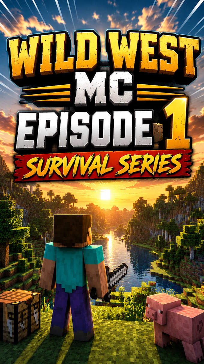 design custom minecraft shorts thumbnails