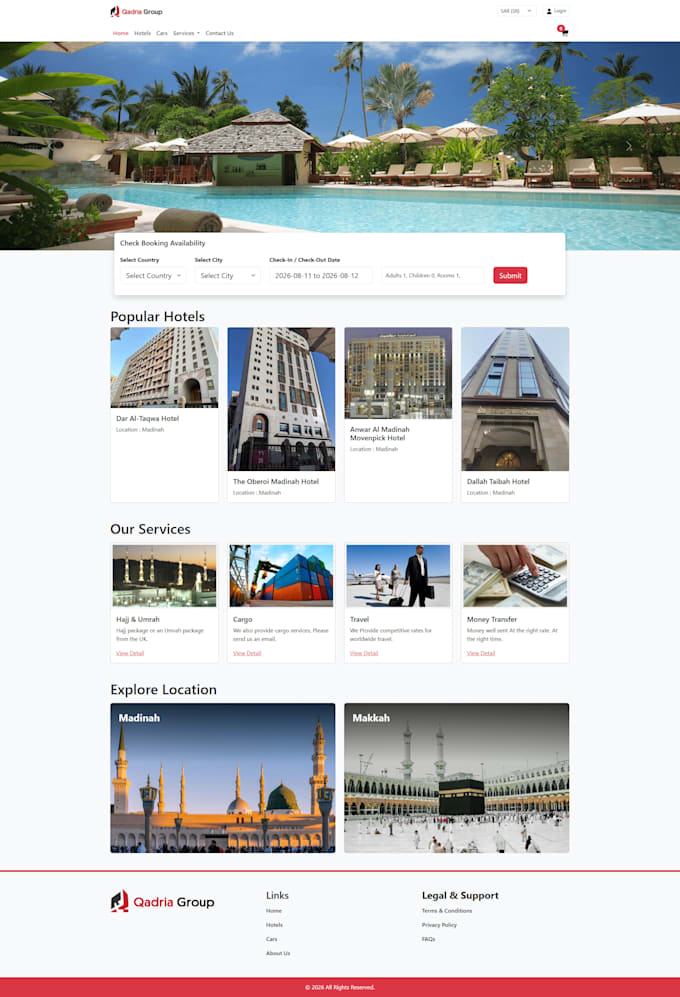 develop custom laravel website and backend solutions