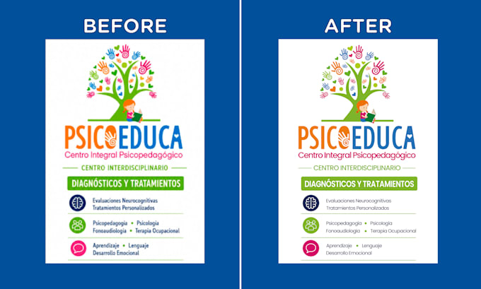 vectorize and recreate your flyer
