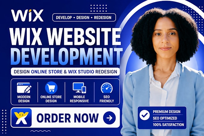 wix website development, wix online store and wix studio redesign