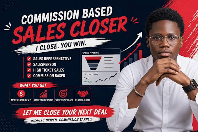 be commission based sales closer sales representative b2b salesperson