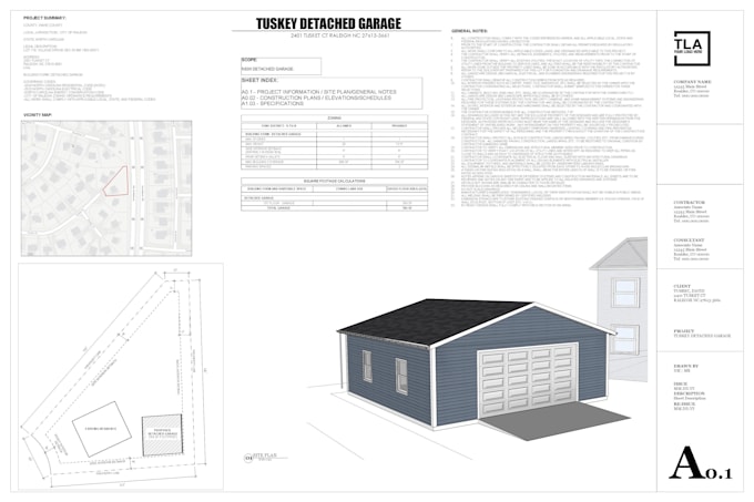 do permit drawings for garage, renovation and adu