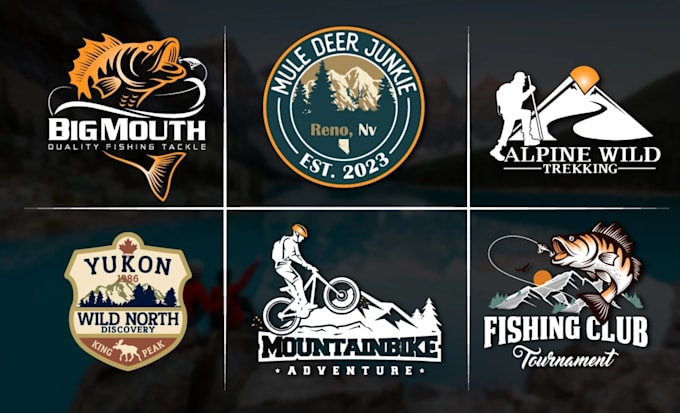 design logo for outdoor, adventure, mountain hunting