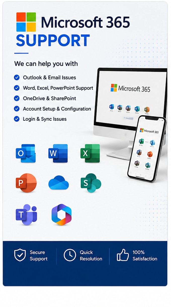 provide remote IT support for window and microsoft 365