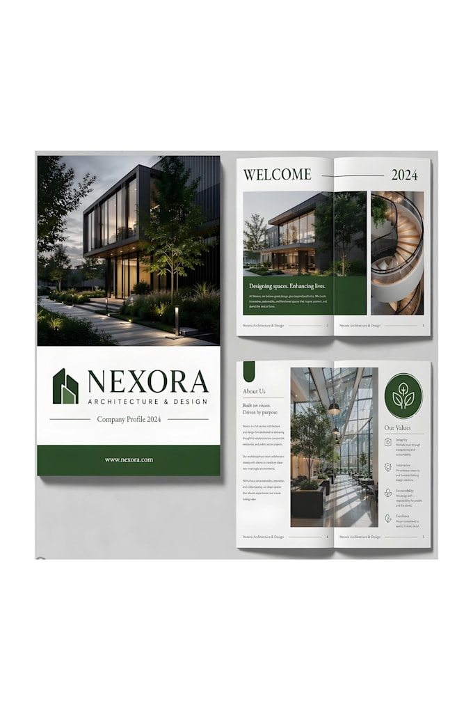 design corporate documents, posters, motion graphics