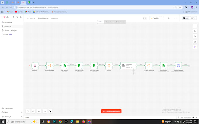 be your expert n8n open ai automation, n8n agents, specialist developer you need