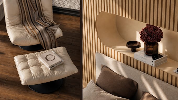 design and render photorealistic 3d interiors