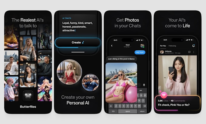 design app store screenshots and playstore screenshot