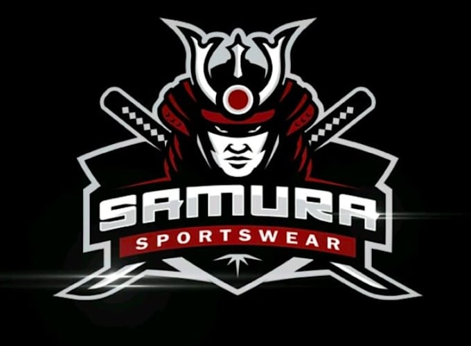 draw wonderful samurai knight mascot logo design