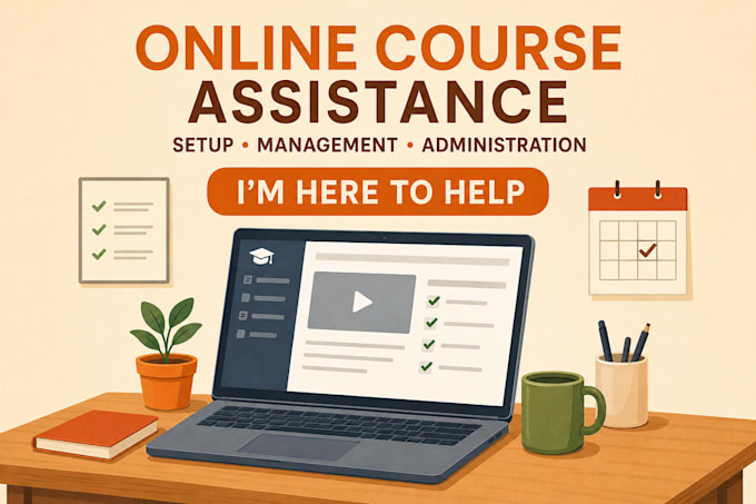 be your online course assistant for course management