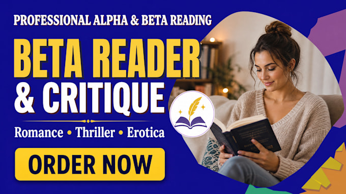 beta read critique romance beta reader thriller or erotical book alpha reader