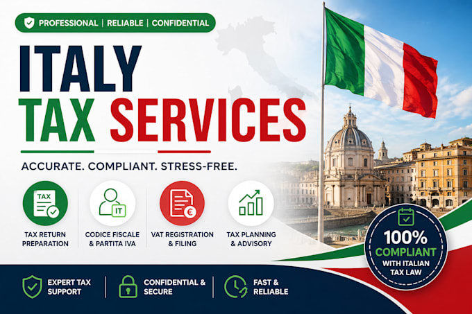 file your italy tax return and iva vat registration