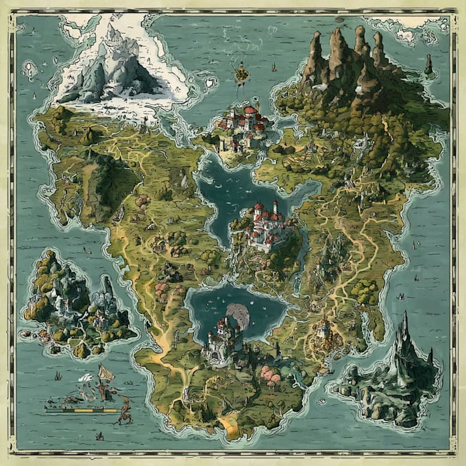 do fantasy maps and city maps