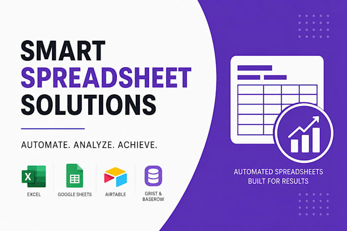 automate excel google sheets airtable grist baserow and build dashboards