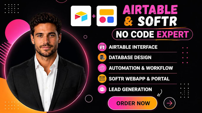 setup airtable automation, n8n ai, airtable database crm, clay com, softr expert
