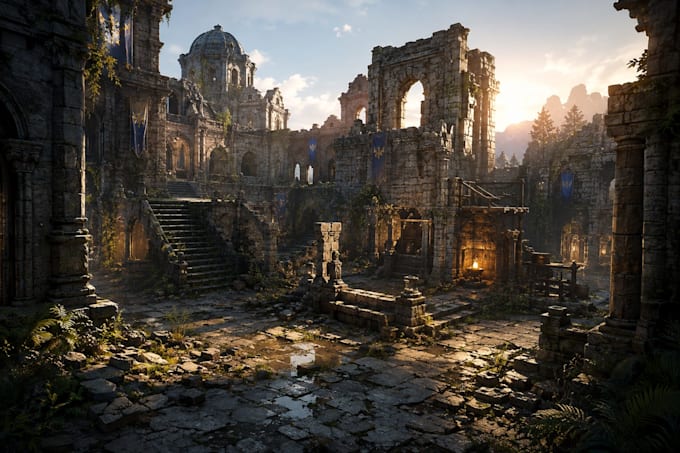 create ready 3d modular pack environments for unity and unreal