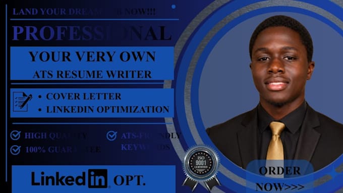 write business, marketing resume, cover letter and linkedin