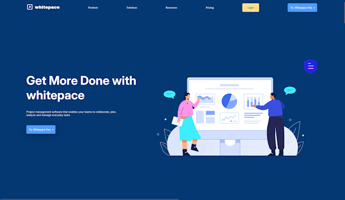 build a modern responsive react landing page