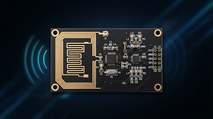 design uhf rfid pcb, firmware and embedded debugging system