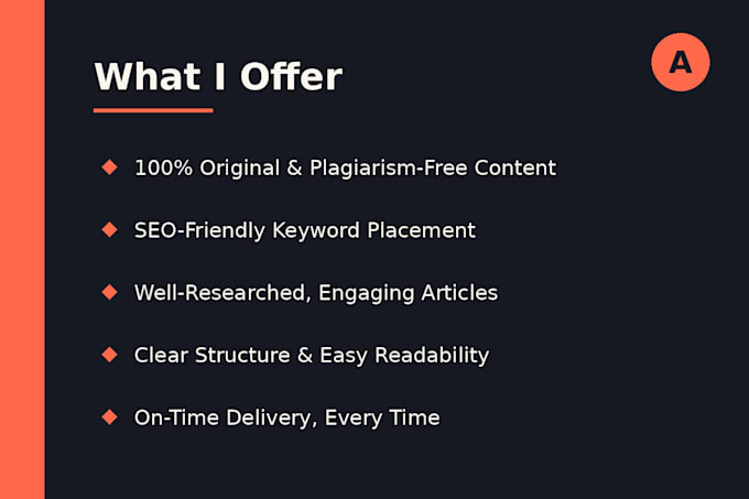 write SEO friendly blog posts and articles