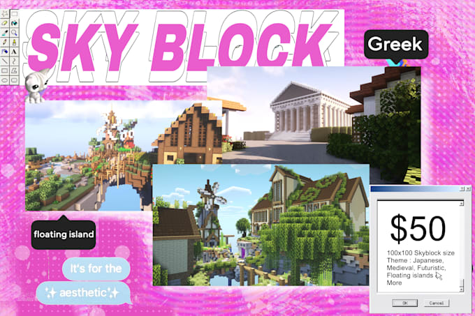 build your hypixel skyblock island