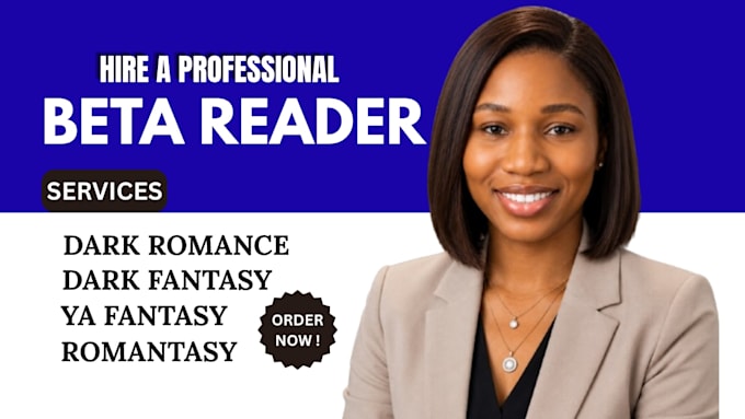 beta read and critique your dark romance or dark fantasy novel