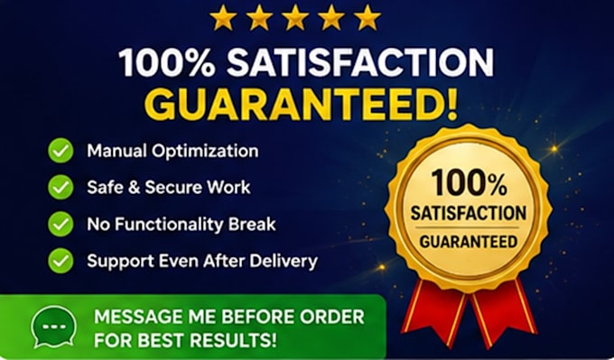quickly optimize your website for fast speed and high performance