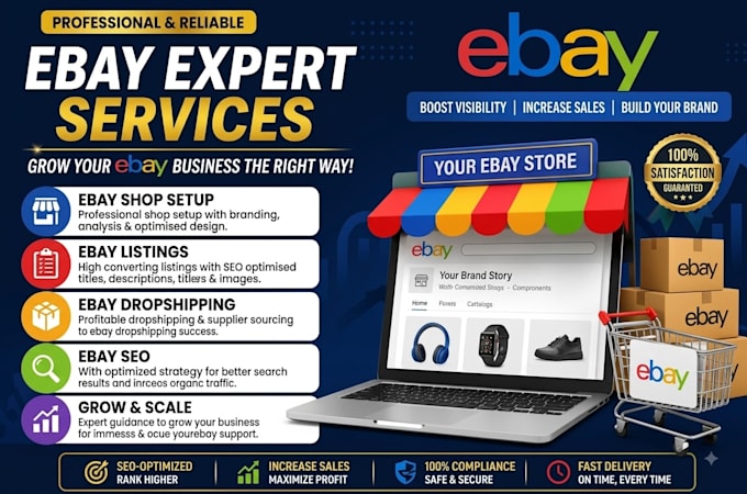 be your expert ebay store manager to boost sales