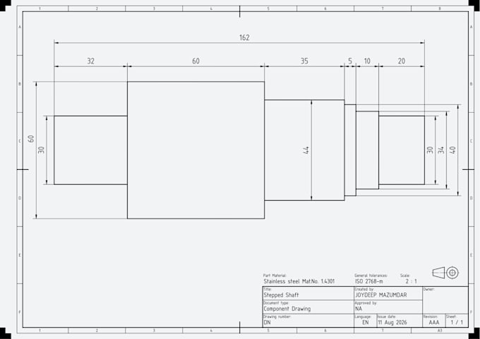 create professional 2d cad drawings in autocad or freecad
