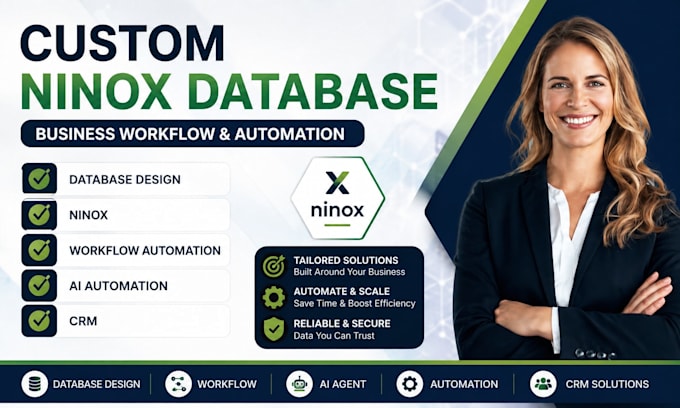 build a custom ninox database to automate your business workflow