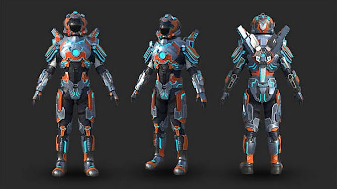 create 3d game character design for unity, unreal engine, VR, mobile or pc games