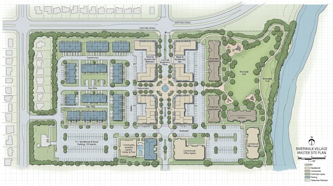 create property, master site plan, subdivision and real estate maps