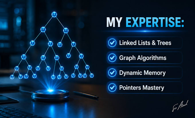 write c programming tasks for data structures and algorithms