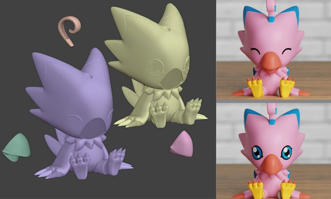 color split 3d printable model for multicolor bambu lab ams, prusa mmu printing