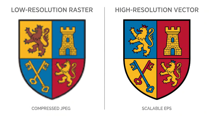 manually vectorize logo, redraw and convert to vector