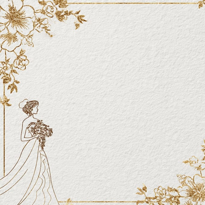 design elegant islamic wedding invitation card