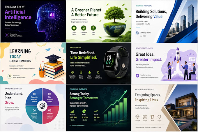 make powerpoint presentation for project
