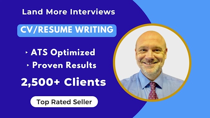 write your professional ats resume, CV and linkedin