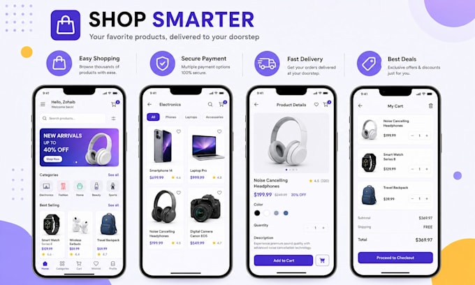 design app store screenshots, play store or app screenshots