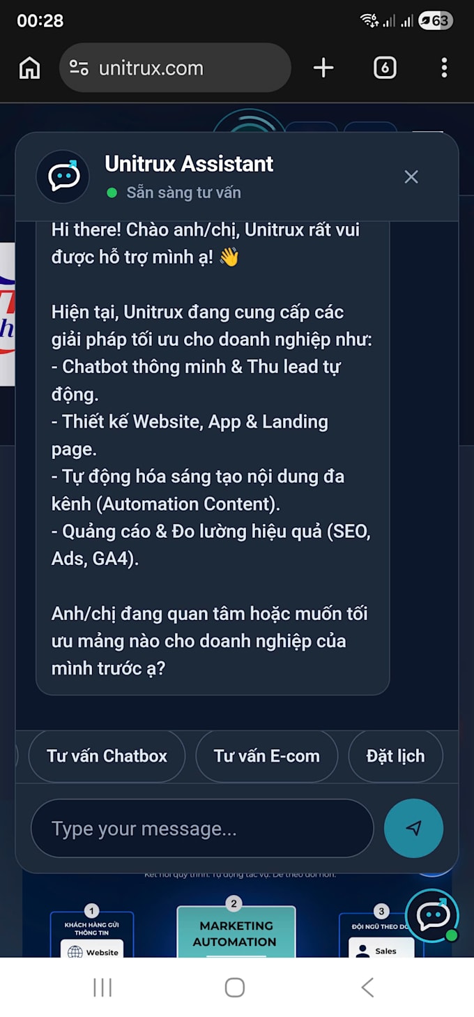 chatbox ai for fb ig website