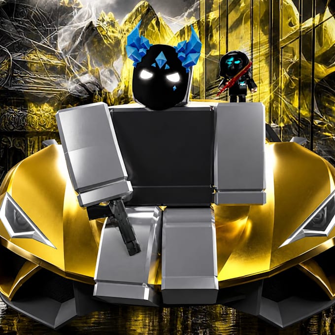 make a personal gfx of your roblox avatar