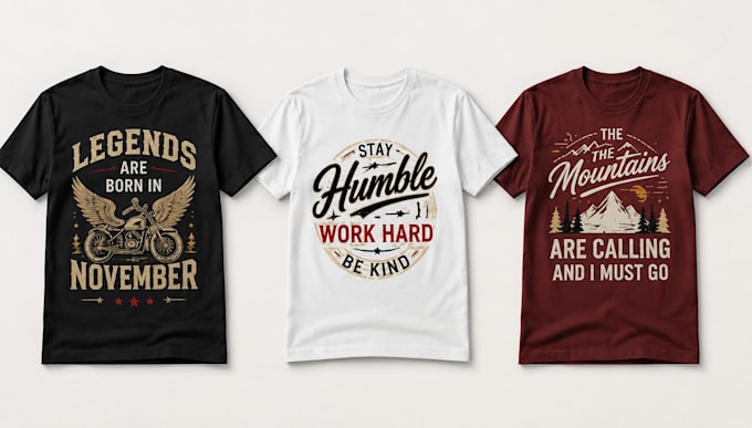 create printable t shirt designs for your brand or business