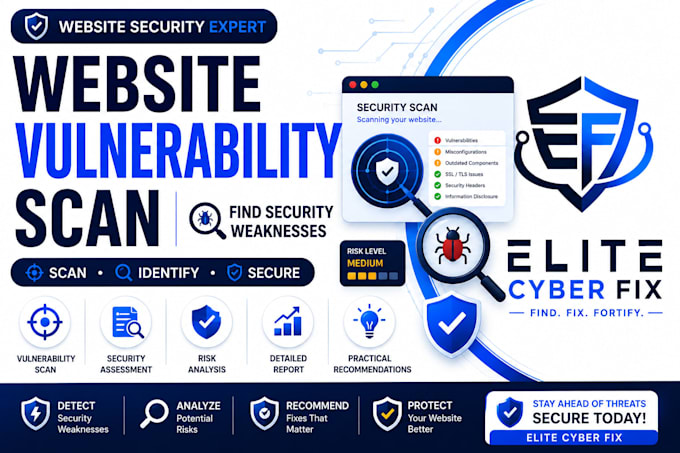 scan your website for vulnerabilities and security issues