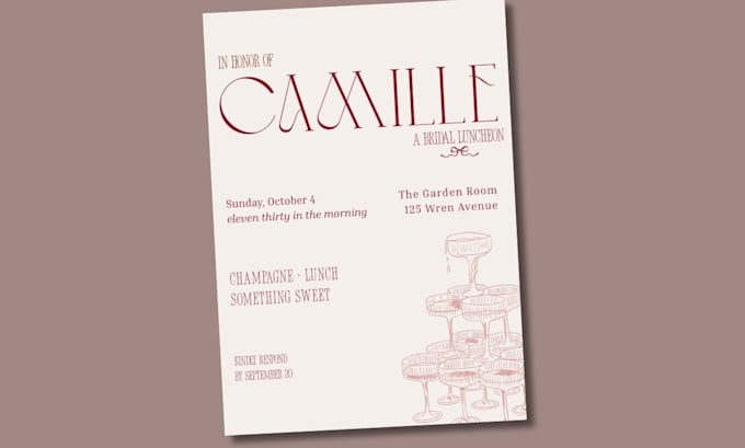 design a custom invitation